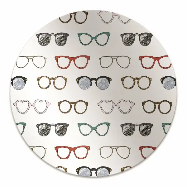 Tapis bureau Lunettes rétro