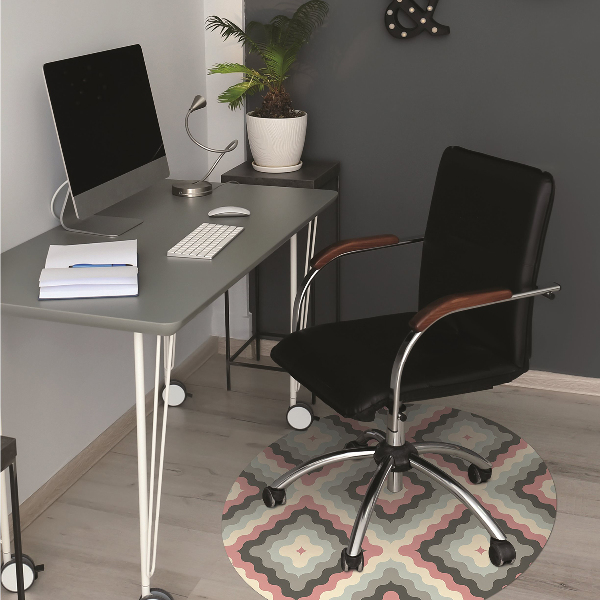 Tapis de chaise Illusion rétro