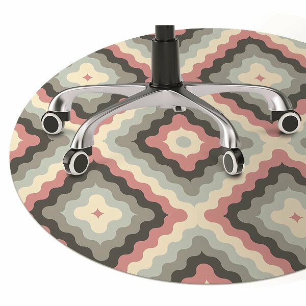 Tapis de chaise Illusion rétro