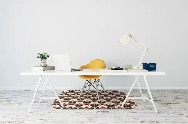 Tapis bureau Motif floral
