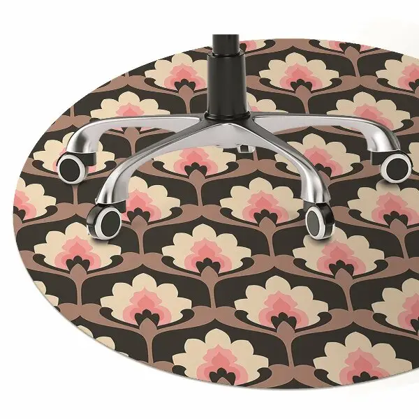 Tapis bureau Motif floral