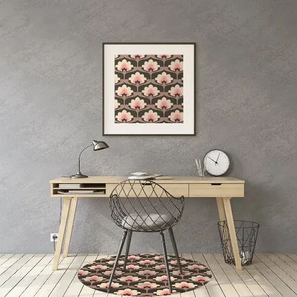 Tapis bureau Motif floral