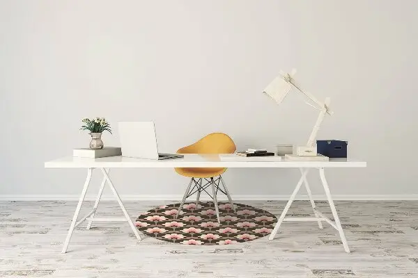 Tapis bureau Motif floral