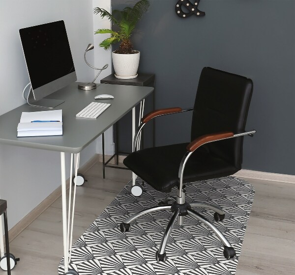 Tapis pour chaise de bureau Motifs géométriques