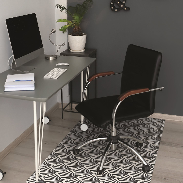 Tapis pour chaise de bureau Motifs géométriques