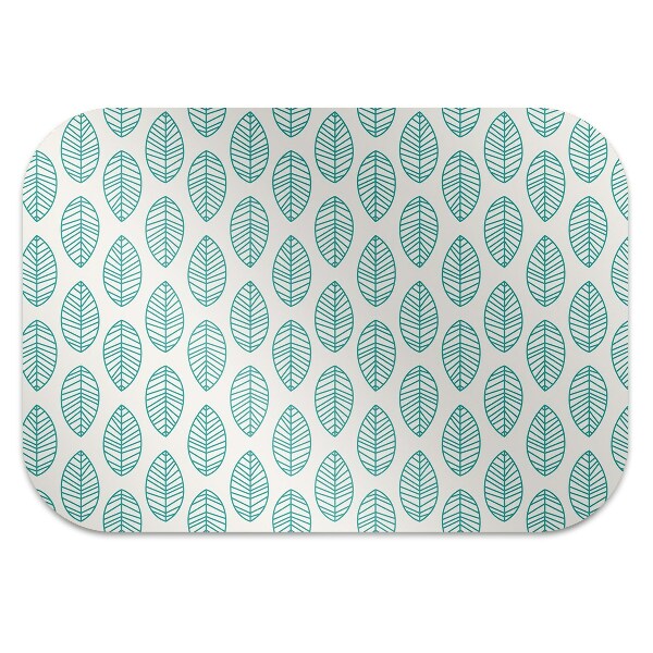 Tapis bureau Modèle de feuilles