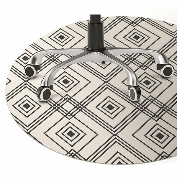 Tapis protection sol Illusion géométrique