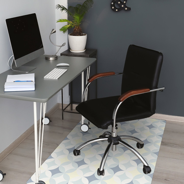 Tapis pour chaise de bureau Texture rétro