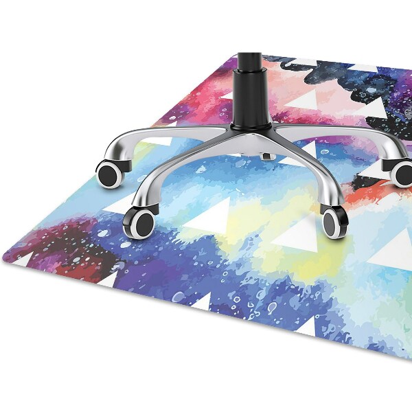 Tapis pour chaise de bureau Triangles cosmiques