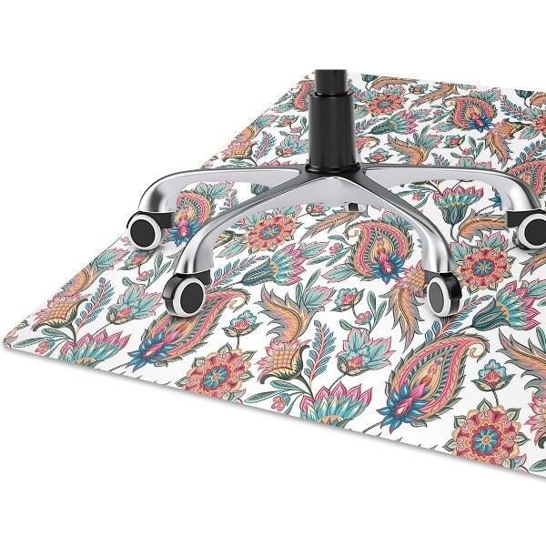 Tapis de chaise de bureau Fleurs