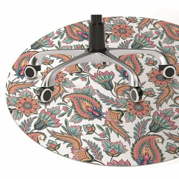 Tapis de chaise de bureau Fleurs