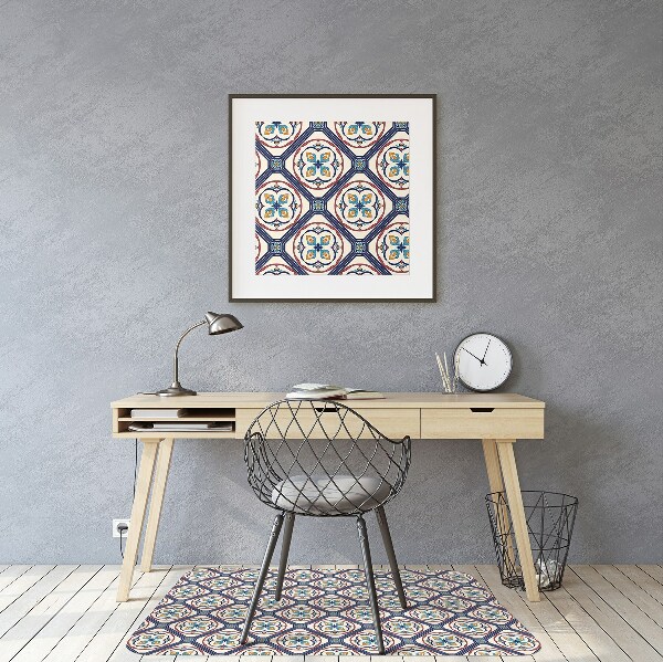 Tapis pour chaise de bureau Motif branché