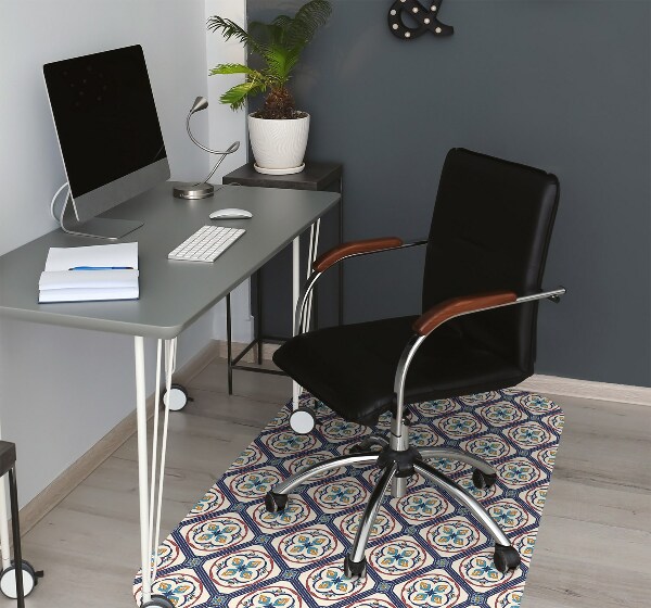 Tapis pour chaise de bureau Motif branché
