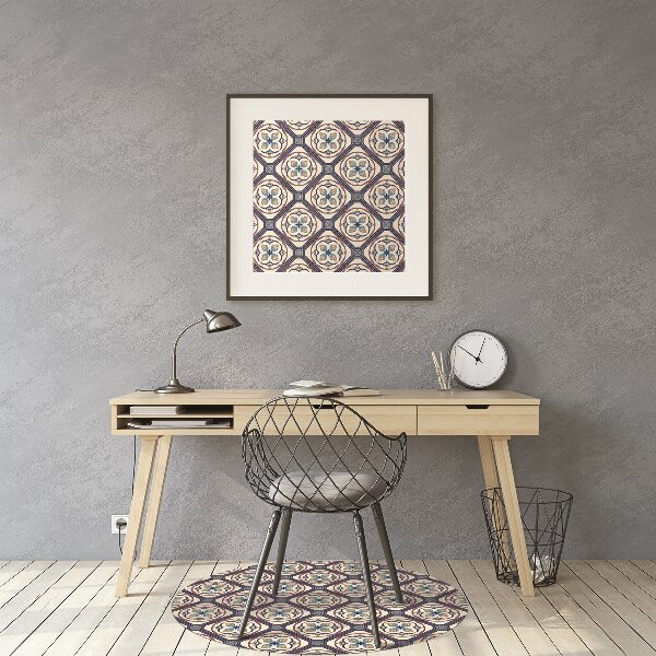 Tapis pour chaise de bureau Motif branché