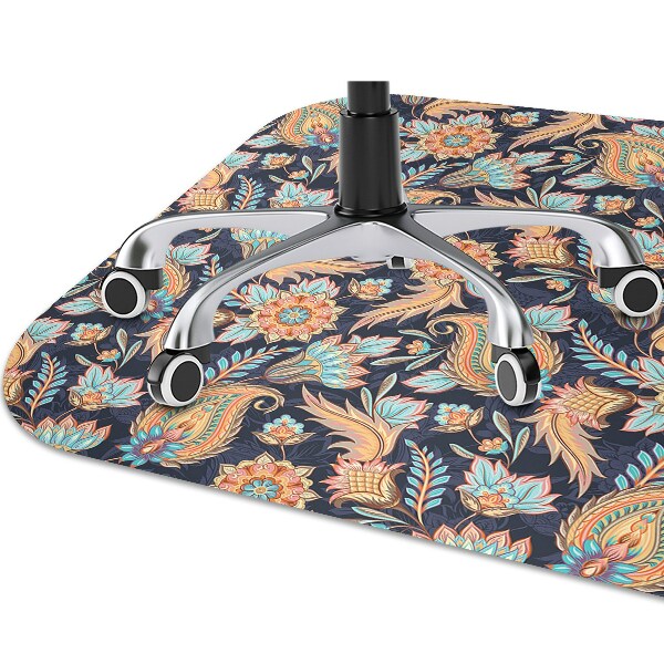 Tapis de chaise de bureau Paisley