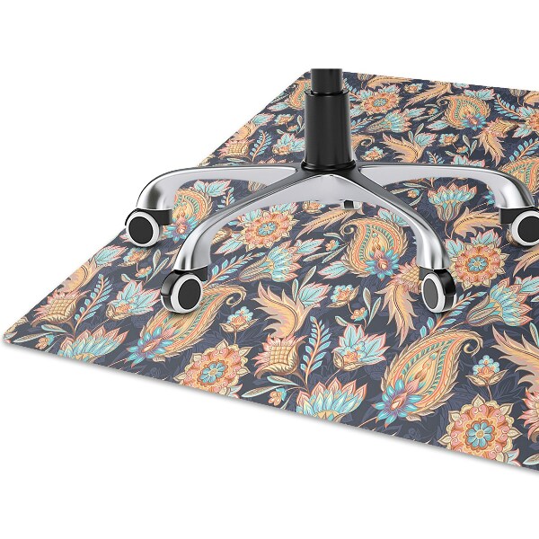 Tapis de chaise de bureau Paisley