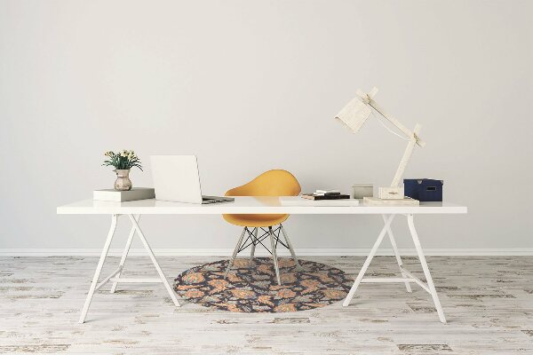 Tapis de chaise de bureau Paisley