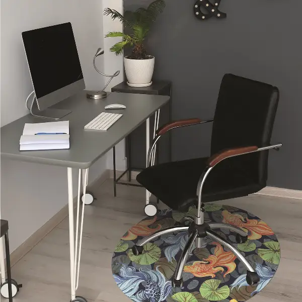 Tapis bureau Poisson rouge