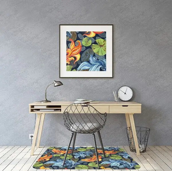 Tapis bureau Poisson rouge