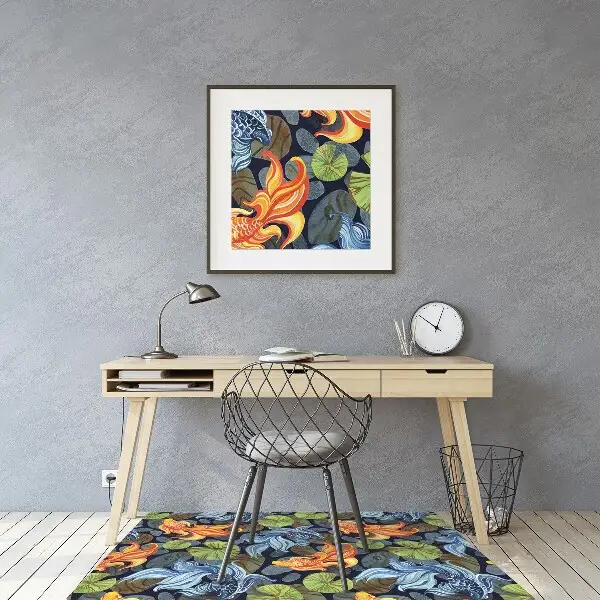 Tapis bureau Poisson rouge
