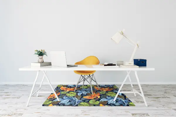 Tapis bureau Poisson rouge