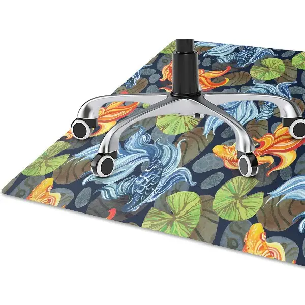 Tapis bureau Poisson rouge