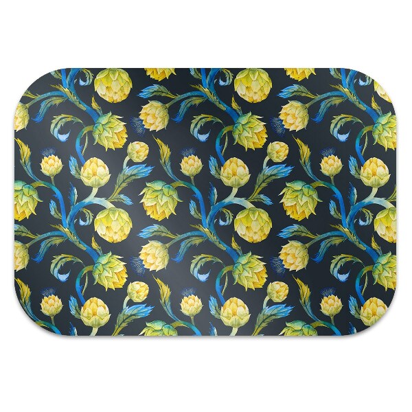 Tapis protège sol Fleurs d'artichaut