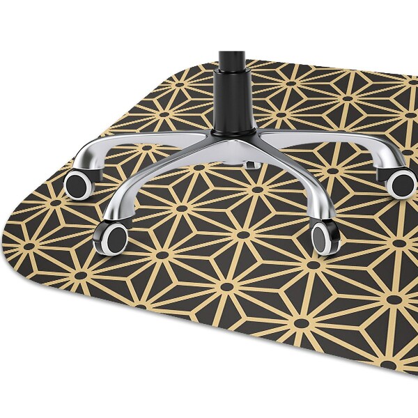 Tapis pour chaise de bureau Modèle de cubes