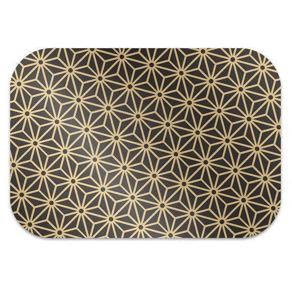 Tapis pour chaise de bureau Modèle de cubes