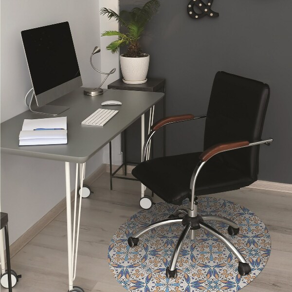 Tapis protection sol Ornement marocain