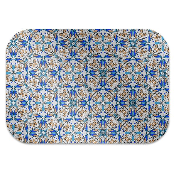 Tapis protection sol Ornement marocain