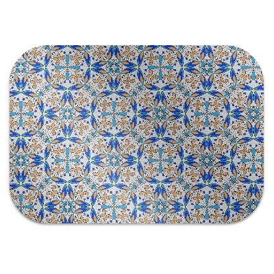 Tapis protection sol Ornement marocain