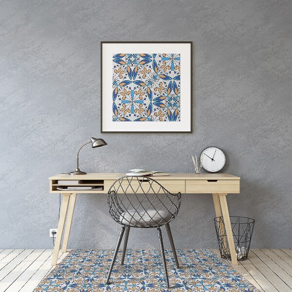 Tapis protection sol Ornement marocain
