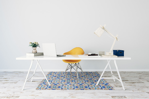 Tapis protection sol Ornement marocain