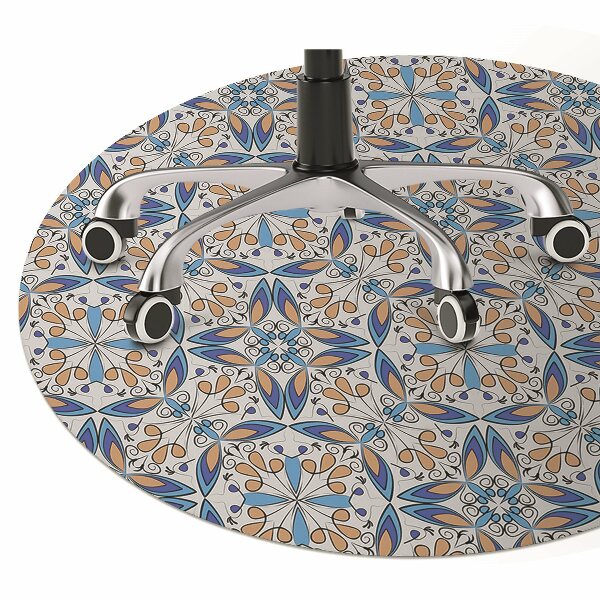 Tapis protection sol Ornement marocain