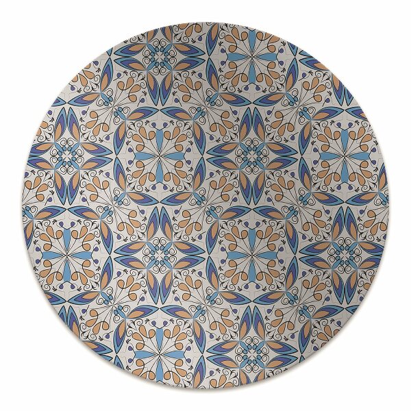 Tapis protection sol Ornement marocain
