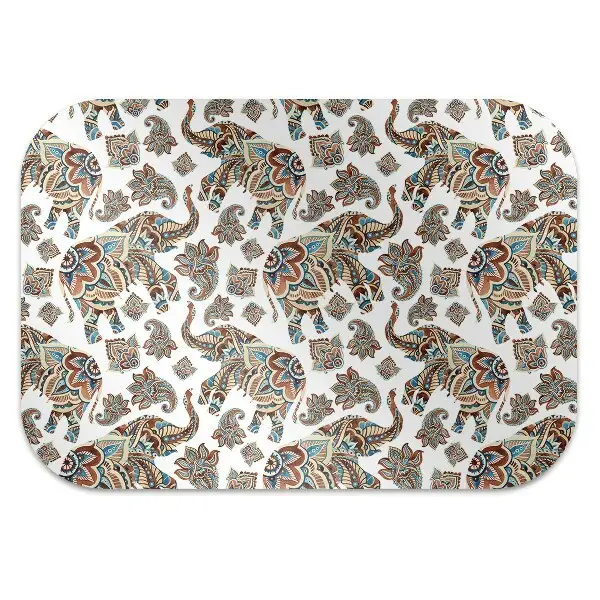 Tapis de chaise de bureau l'éléphant
