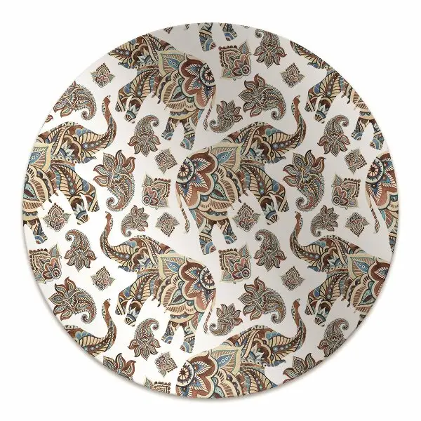 Tapis de chaise de bureau l'éléphant