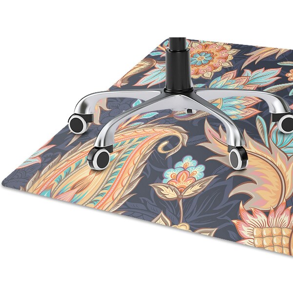 Tapis de chaise de bureau Paisley