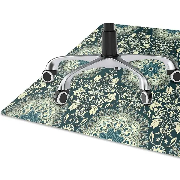 Tapis de chaise de bureau Damassé