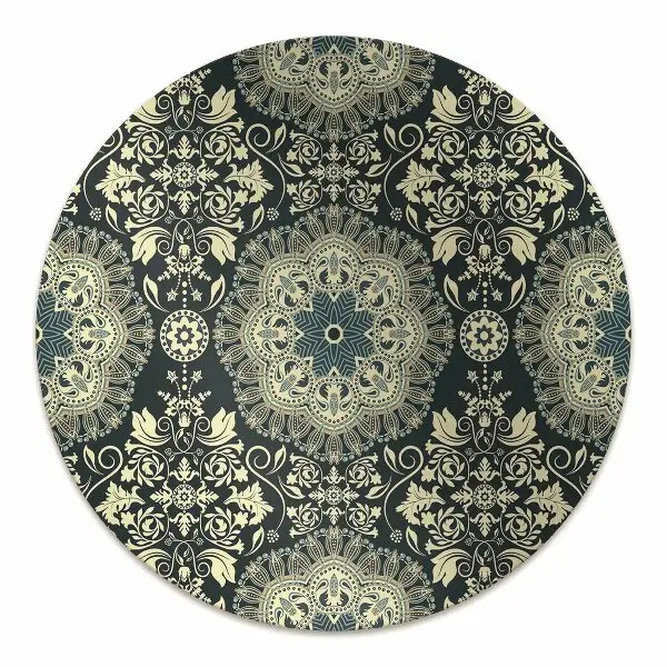Tapis de chaise de bureau Damassé