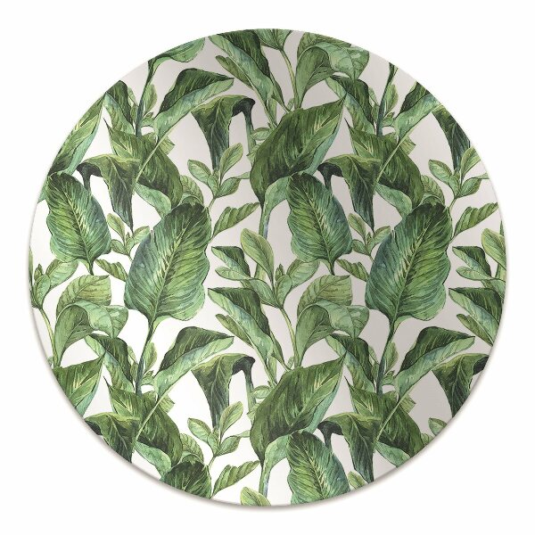Tapis fauteuil bureau do biura Feuilles tropicales