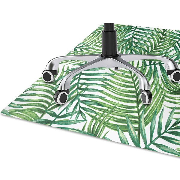 Tapis fauteuil bureau do biura Feuilles exotiques