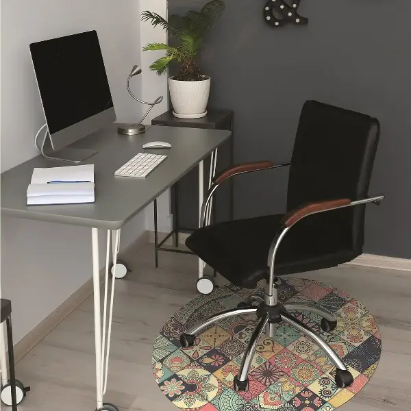 Tapis protège sol Mosaïque ethnique