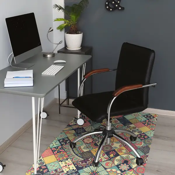 Tapis protège sol Mosaïque ethnique