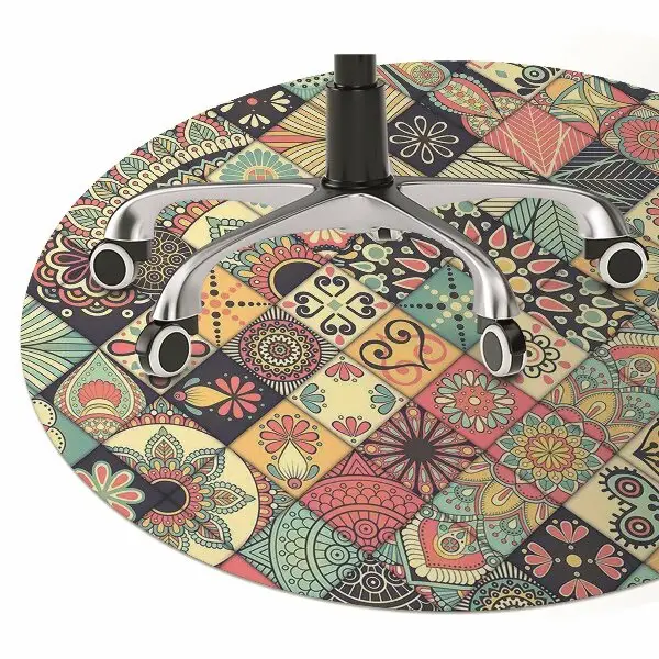 Tapis protège sol Mosaïque ethnique
