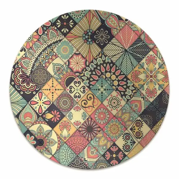 Tapis protège sol Mosaïque ethnique