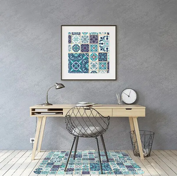 Tapis protège sol Beau patchwork