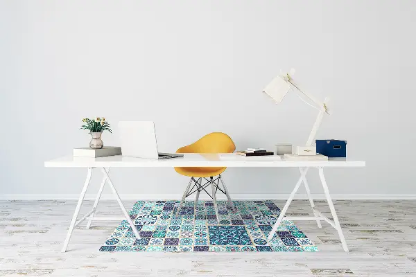 Tapis protège sol Beau patchwork