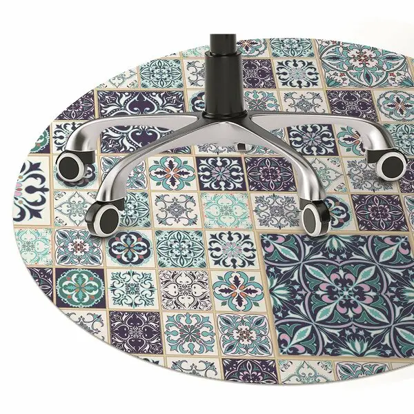 Tapis protège sol Beau patchwork
